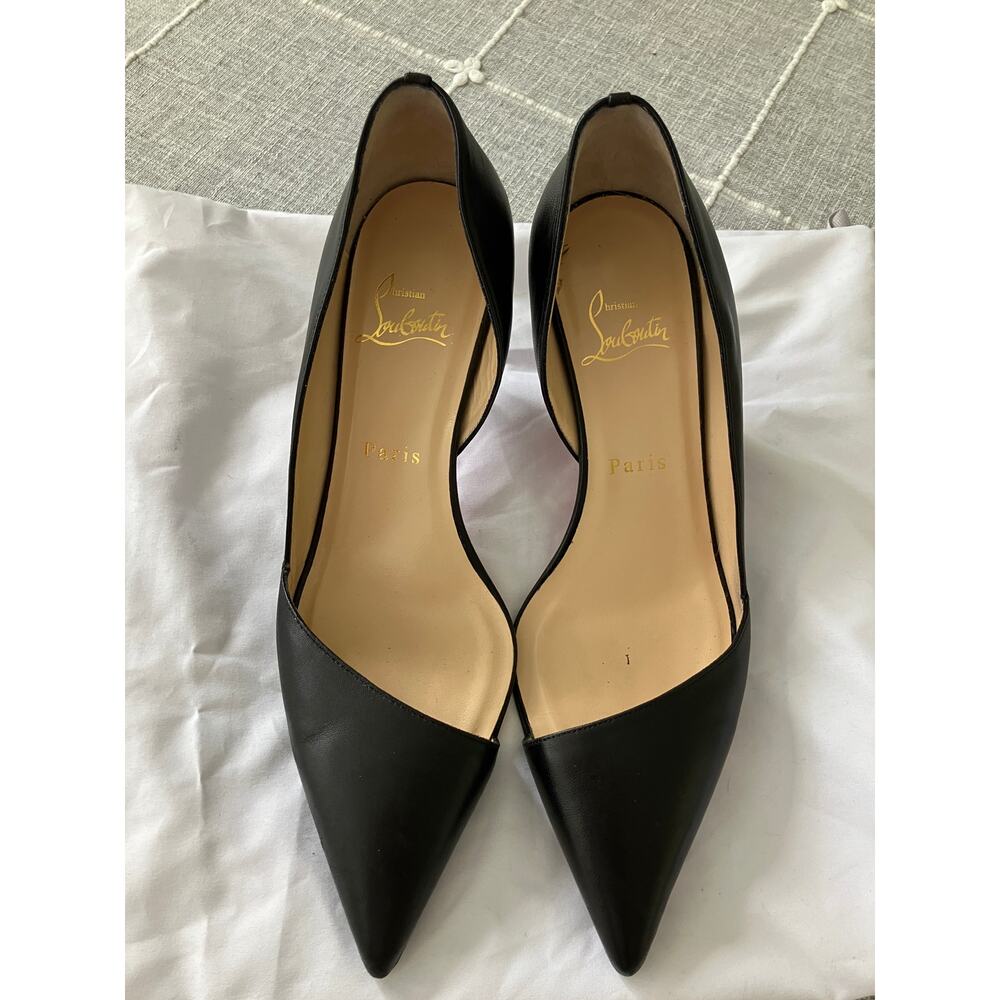 Christian Louboutin Black Pointed Toe Pumps